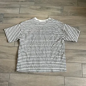 All saints oversized fit stripe tshirt thumbnail 5