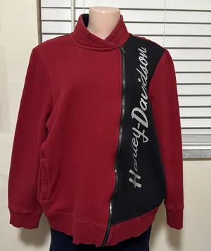 HARLEY DAVIDSON zip up jacket woman size XL thumbnail 1