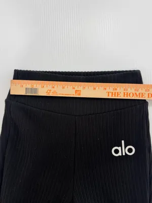 Alo Yoga Flare Leggings Ribbed Size M thumbnail 4