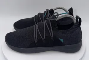 Vessi Cityscape Classic Black Waterproof Knit Sneakers Womens 8 thumbnail 1