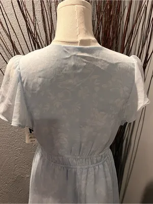 🌸Nwt A New Day Blue Dolman Style Maxi Dress Size X-Small🌸 thumbnail 5