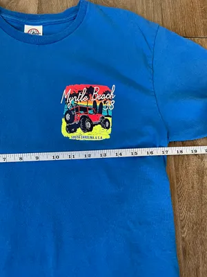 Delta Apparel Myrtle Beach ‘38 South Carolina T-shirt Crewneck Unisex Sz Medium thumbnail 8