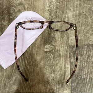 Anthropologie  Tortoise Shell Blue Light Glasses thumbnail 4