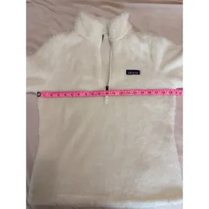 Patagonia Los Gatos 1/4 Zip Fleece Pullover Birch White 25235 Women Medium thumbnail 8
