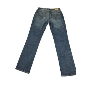 Levi's Distressed‎ Straight Leg Jeans with Artistic Ripped Detail Medium Wash thumbnail 4