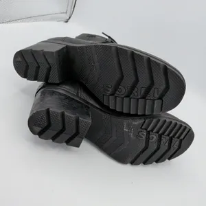 Sorel Cate Lace Black‎ Leather Waterproof Combat Boots NL3385-010 Womens 6 thumbnail 7