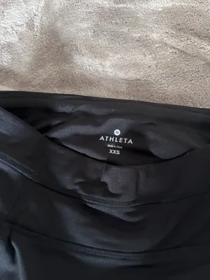 Athleta black tennis mini skirt with built in shorts. thumbnail 2