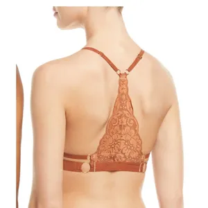 Free people we are hah sistah hot pink adjustable racerback bralette size S thumbnail 2