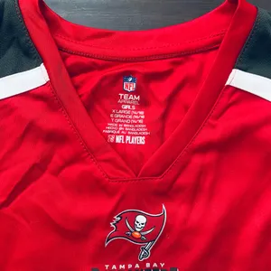 NFL Tampa Bay Bucs Buccaneers Tom Brady Sparkly Jersey Top thumbnail 6