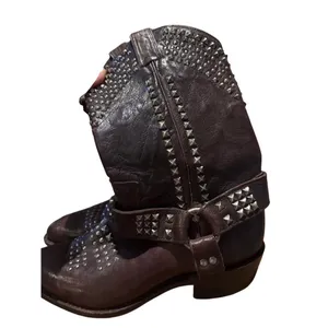 Frye Billy Tall Studded Biker Boots – Women’s Size 9 thumbnail 5