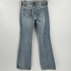 John Galt Brandy Melville Flare Jeans‎ Low Rise Light Wash Women's Size Small thumbnail 4