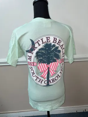 Tsunami Myrtle Beach, South Carolina Mint Green Short Sleeve Tee thumbnail 3