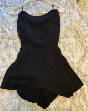 Forever 21 Strapless Black Romper thumbnail 1