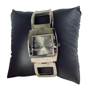 Fleur de Lis Snap Bracelet Watch Silver thumbnail 1