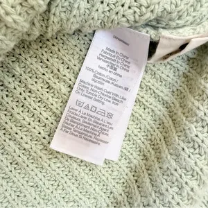 Madewell Mint Green Cotton Shaker Sleeveless Knit Sweater Vest Tank XXS thumbnail 6