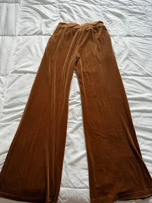 Shein Velvet Lounge Pants thumbnail 2
