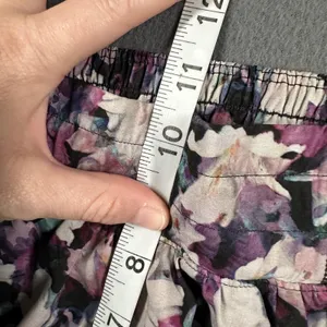 Lululemon Shorts Womens 4 Purple Black Floral Hotty‎ Hot Short 2.5 Lined Mesh thumbnail 12