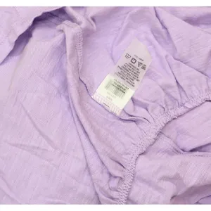 NWT Riley & Rae Lacey Crew Neck Tiered Puff-Sleeve Midi Dress Lilac Purple S thumbnail 6