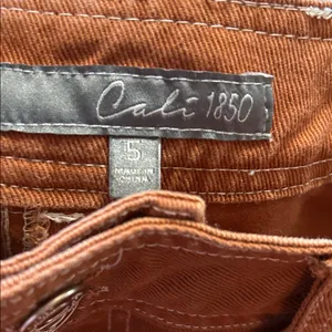 Wide Leg Frauen Jeans in Rust Brown thumbnail 5