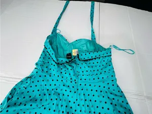 Disney torrid Teal Polka Dot Dress with Black Accents thumbnail 12