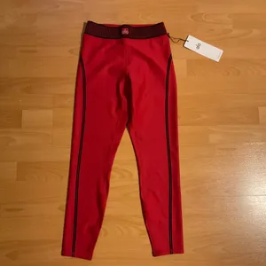 Alo Yoga Airlift High-Waist 7/8 Line Up Legging Bold Red S thumbnail 2