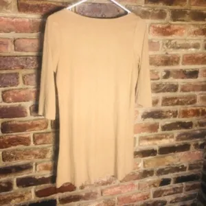 Cherish Brown Velour Eyelet Mini Dress Women's Size Small thumbnail 4