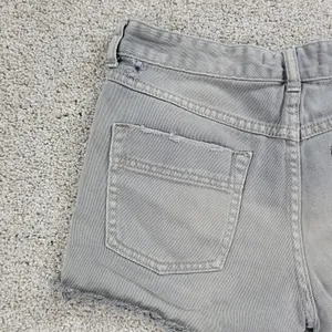 Free People Womens Cut Off Jean Shorts 26 Blue Distressed‎ Denim Button Fly thumbnail 8