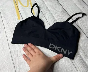 DKNY Black Wireless Seeamless Bralette No Padding Size Medium thumbnail 6