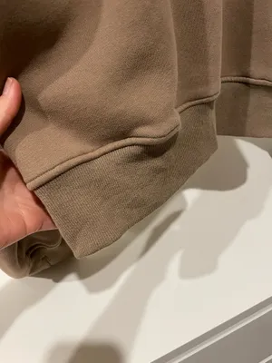 Half zip up hoodie Medium Brown thumbnail 7