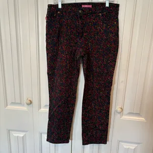 Woman Within Floral Denim Jacket And Jeans Set Size 12W/16W‎ thumbnail 5
