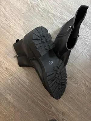 Gothic Black shoe boots Sarto Sz.11 thumbnail 4