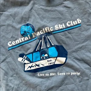 Gildan Blue Central Pacific Ski Club Tee thumbnail 3