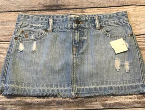 Abercrombie size 14 blue jean shorts thumbnail 1