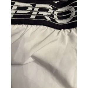 Nike Pro Shorts Womens Small White/ Gray Dri-Fit Running Workout Breathable thumbnail 7