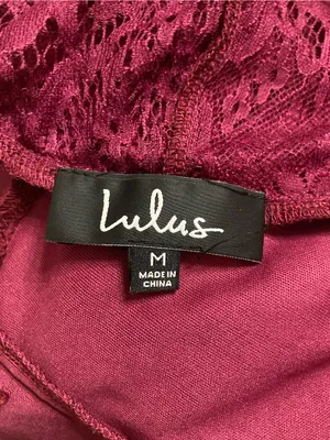 Lulu's Magenta Lace Halter Midi Dress thumbnail 10