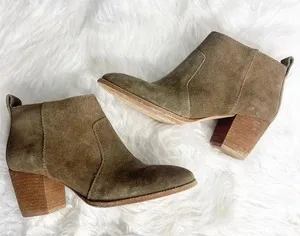 Madewell Women’s Ankle Suede Leather The Brenner Boot Size 6 thumbnail 1