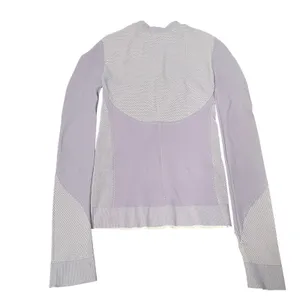 FP‎ Movement Free People Free Throw Quarter Zip Long Sleeve Lavender Purple M/L thumbnail 4