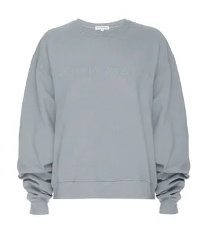 Good American Good Mama Oversize Graphic Sweatshirt‎ Size 2 / US Medium thumbnail 1