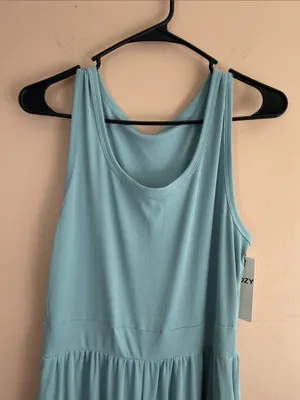 Sleeveless Light Blue Wide thumbnail 3