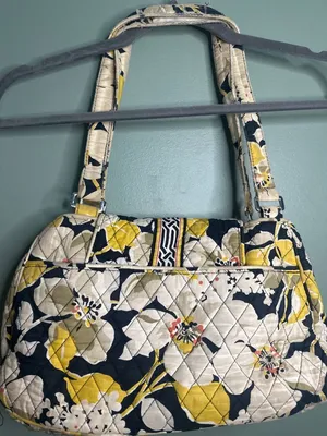 Vera Bradley Y2K Floral Quilted Tote Purse Cotton Bag boho cottagecore Retro thumbnail 3