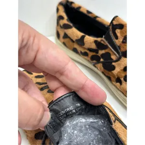 Steve Madden Sneakers Womens Size 7B Leather Upper Cow Hair Leopard Print‎ thumbnail 9