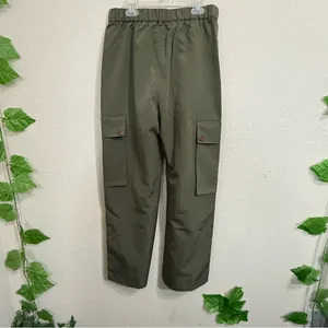 Olive Cargo Pants New Green thumbnail 6