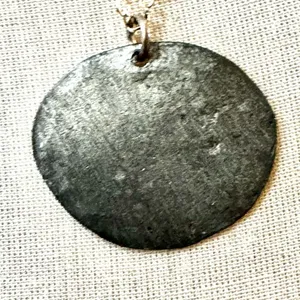 Tvp Courage is Fear That Has Said its Prayers Pewter pendant necklace thumbnail 4