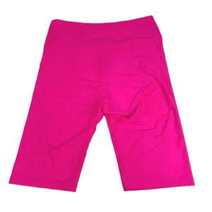 Roma Concept Neon Pink Pull On Elastic Yoga Athletic Legging Biker Shorts Size S thumbnail 2