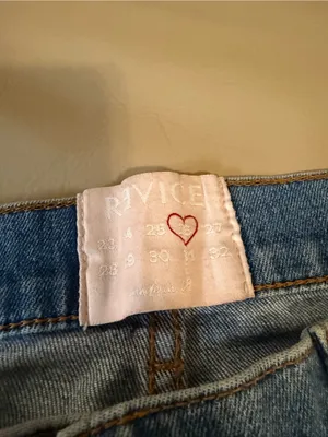 REVICE High-Rise Distressed Blue Women's Jeans thumbnail 3
