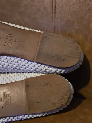 Zara White Woven Mary Jane Flats for women thumbnail 11
