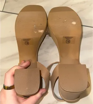 Y-Not Macey Platform Dress Sandals Dark Nude thumbnail 12