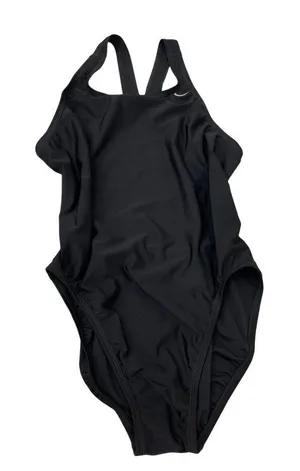 Nike NX Womens Black One-Piece Performance Swimsuit Size 14 SKU 8510 thumbnail 1