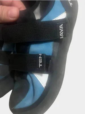 Tenaya Tanta Climbing Shoes Blue Black Dual Velcro Men 7 Women 8 EU 39.5 thumbnail 5