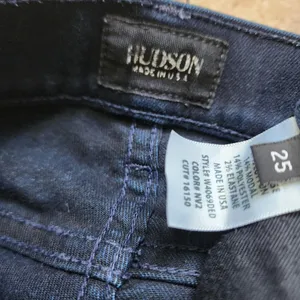 Hudson button-fly dark blue skinny jeans size 25 thumbnail 3